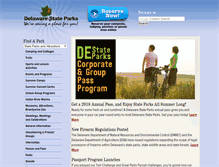 Tablet Screenshot of destateparks.com